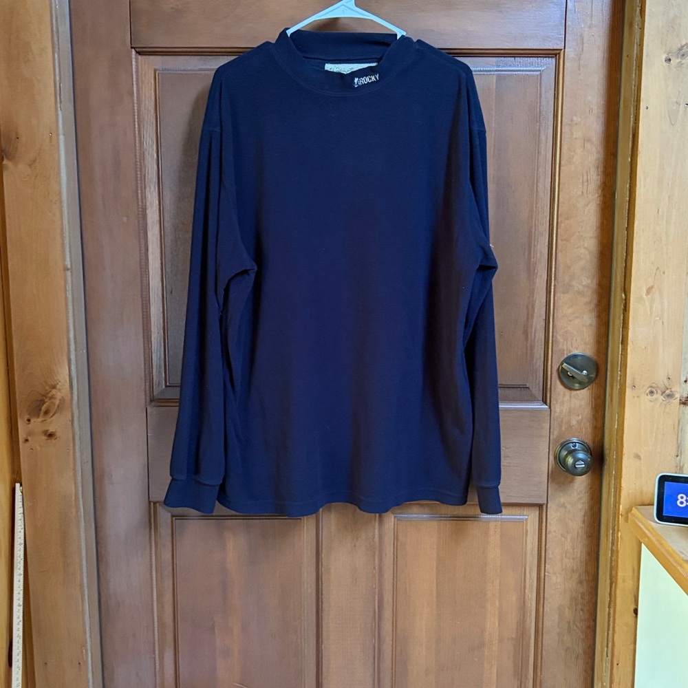 Rocky Navy Fleece Pullover Size Large
